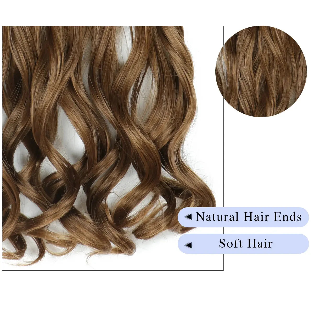 Clip in Hair Extensions, 22Inch One Piece Hair Extension Clip in Wefts Long Thick Beach Wavy Natural Synthetic Hairpieces Temu