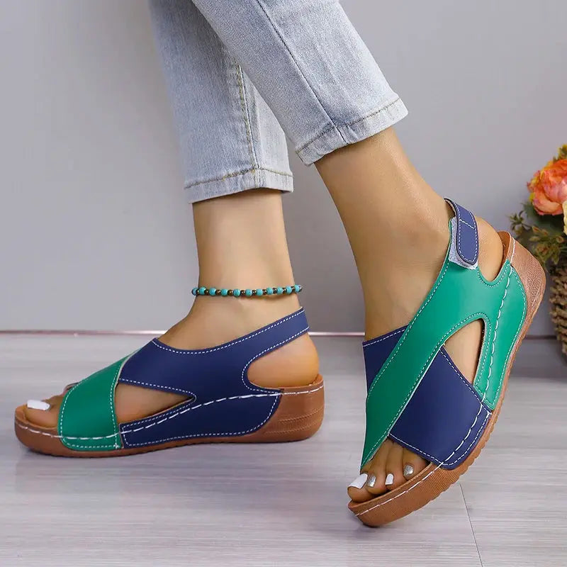 Women Platform Sandals Summer 2024 New Mix Color Sandals Luxury Designer Shoes for Women Casual Beach Sandals Sandalias De Mujer AliExpress