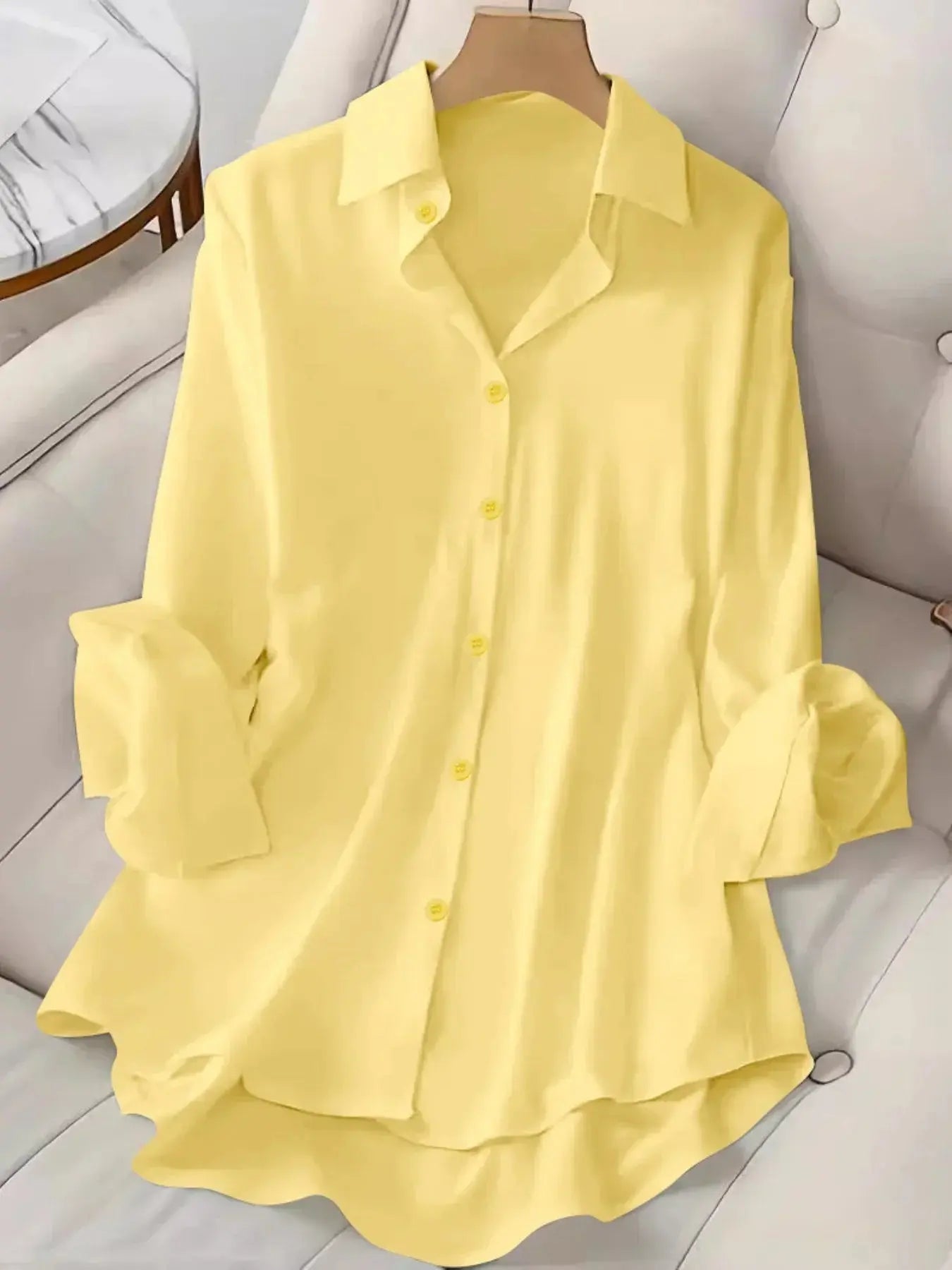 Plus Size Shirts 2025 Summer New Women's Casual Loose Fashion Top Elegant Korean Style Solid Sweet Blouses Single-breasted Lapel Chic Le'Meek