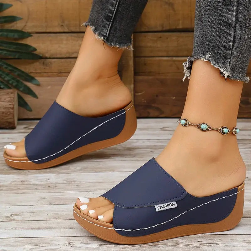 Summer Women Shoes Sandals Non-Slip Women's Shoes Slides Ladies Shoes Wedge Sandals Ladies Party Women Slippers Female Footwear AliExpress