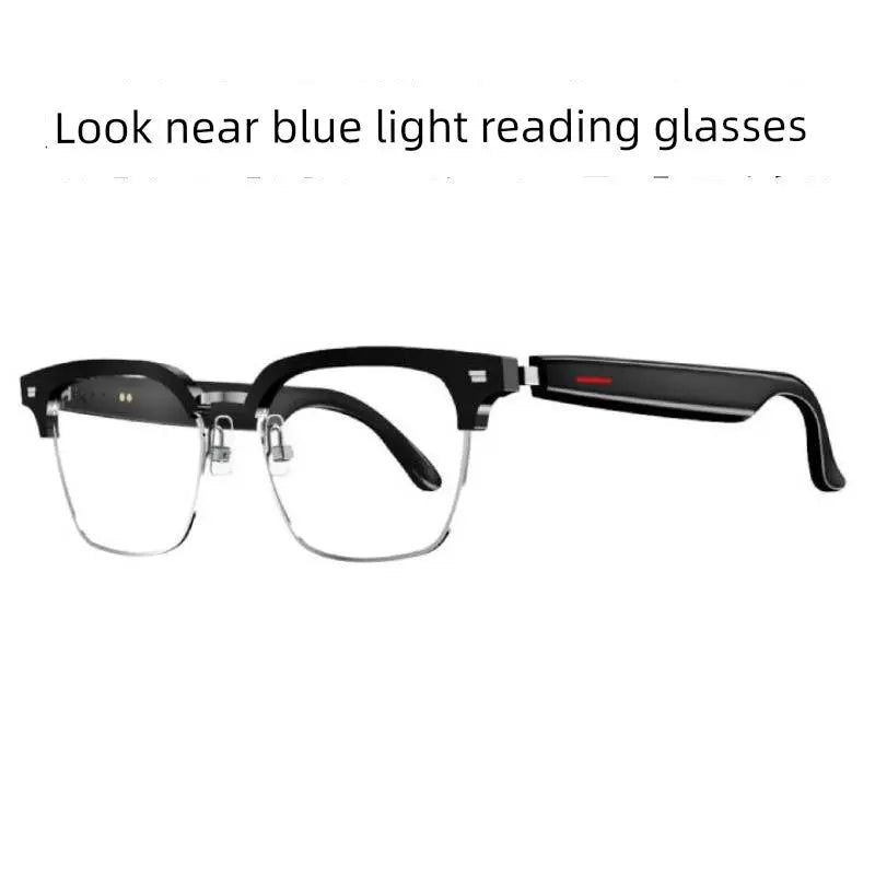Smart Bluetooth Dual-Purpose Color Changing Presbyopic Glasses Automatic Zoom HD Anti-Blue Ray Presbyopic Glasses Call Music Chic Le'Meek