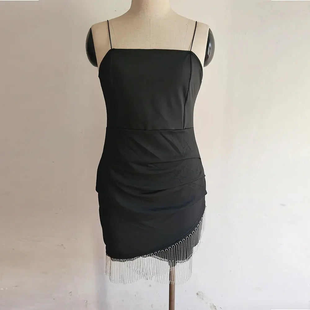 Summer fashion slip dresses sexy slim cross women's skirts Chic Le'Meek