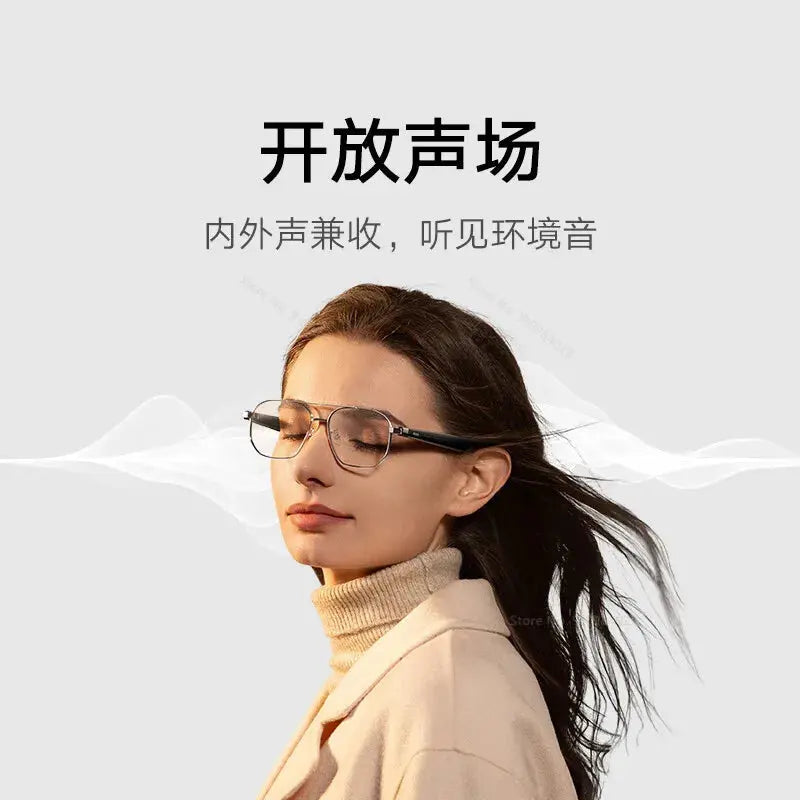 Xiaomi Mijia Smart Audio Glasses Lite Joyful Edition Bluetooth 5.2 Headset Call Noise Reduction Ultra Long Standby Detachable AliExpress