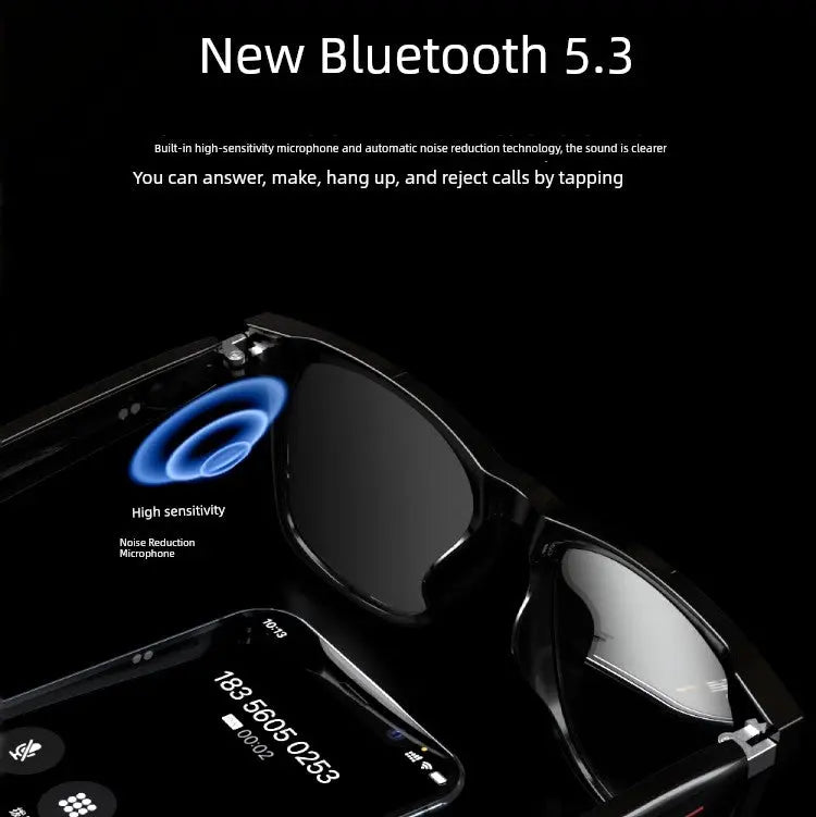Smart Bluetooth Dual-Purpose Color Changing Presbyopic Glasses Automatic Zoom HD Anti-Blue Ray Presbyopic Glasses Call Music Chic Le'Meek