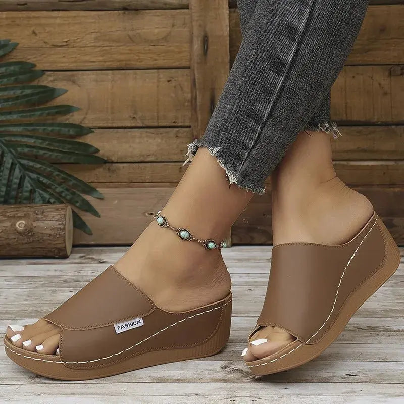 Summer Women Shoes Sandals Non-Slip Women's Shoes Slides Ladies Shoes Wedge Sandals Ladies Party Women Slippers Female Footwear AliExpress