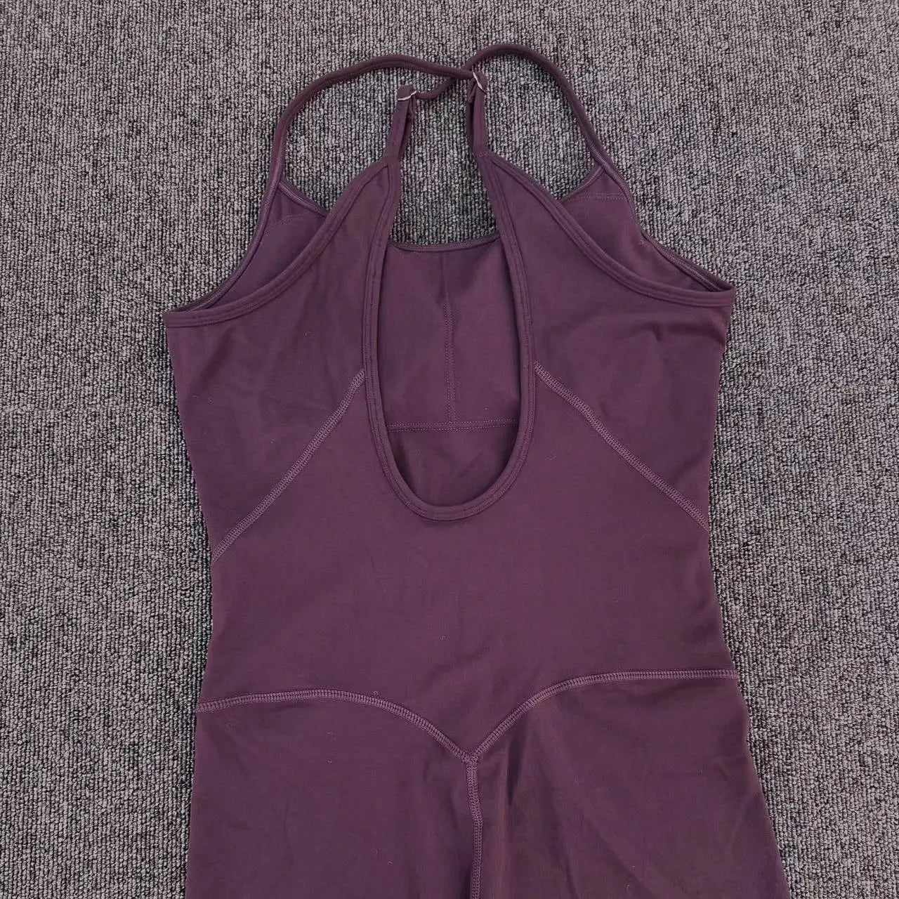 Pad Sports Fitness Jumpsuit Cross Open Back Adjustable Strap Hip Lift Tight Slim Fitness Yoga Set Gym Running Sports Wear XP96 Chic Le'Meek