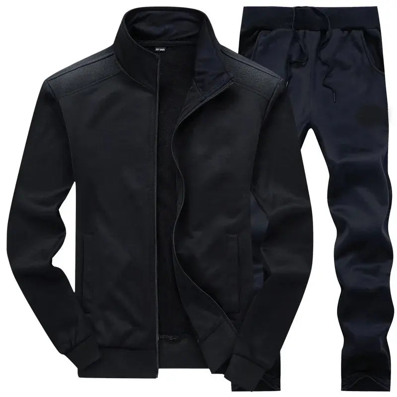 Men Sportwear Sets Fashion Autumn Spring Sporting Suit Sweatshirt +Sweatpants Mens Clothing 2 Pieces Sets Slim Tracksuit hoodies Temu