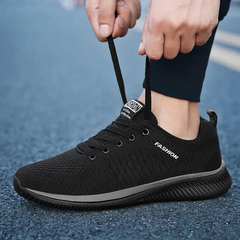 Athletic Shoes for Men Shoes Sneakers Black Casual Comfortable Knit Sneakers Breathable Athletic Running Walking Gym Shoes Men Temu