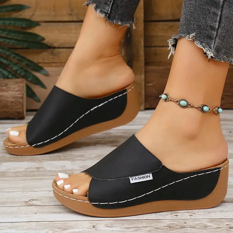 Summer Women Shoes Sandals Non-Slip Women's Shoes Slides Ladies Shoes Wedge Sandals Ladies Party Women Slippers Female Footwear AliExpress