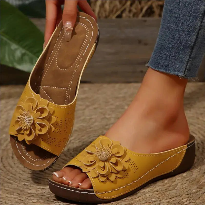 Summer Sandals Women Shoes Non-Slip Walking Shoes Slip On Shoes Woman Wedge Women's Sandals Party Slippers Woman Female Footwear Temu