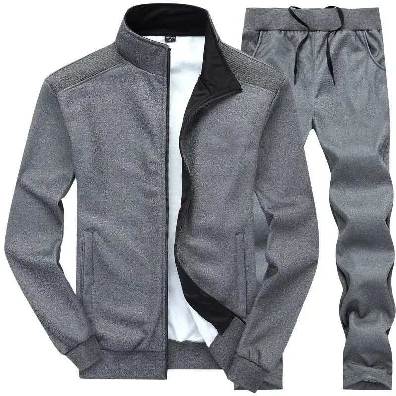 Men Sportwear Sets Fashion Autumn Spring Sporting Suit Sweatshirt +Sweatpants Mens Clothing 2 Pieces Sets Slim Tracksuit hoodies Temu