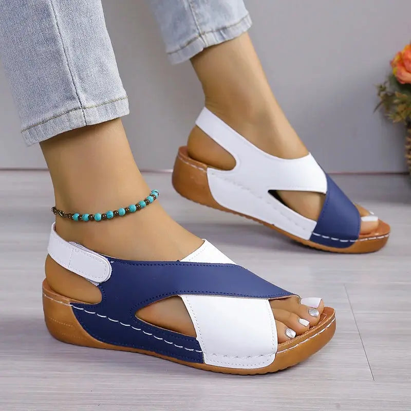 Women Platform Sandals Summer 2024 New Mix Color Sandals Luxury Designer Shoes for Women Casual Beach Sandals Sandalias De Mujer AliExpress