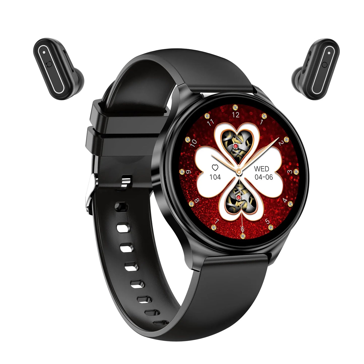Fashion 2-in-1 Smartwatch Sports watch with headphones Elegant Women's Men's Waterproof Watch with earbuds Simple Yet Sophisticated Dial for Business & Social Events Temu