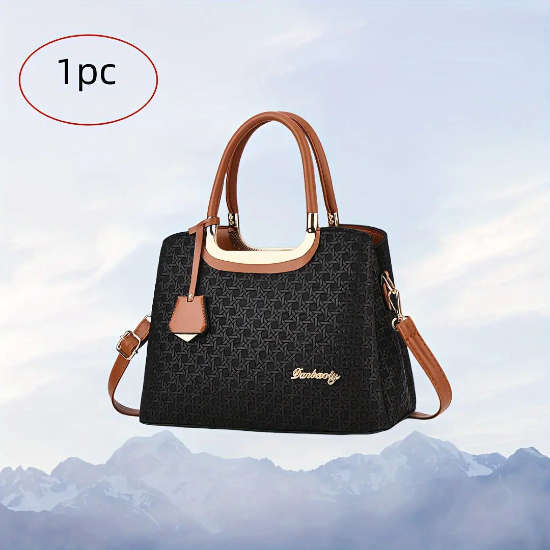Elegant And Fashionable Handbag, Commuting Bag, Spacious And Durable, Comfortable Women's Shoulder Bag, Suitable For Work, Leisure, Party And Other Occasions Temu