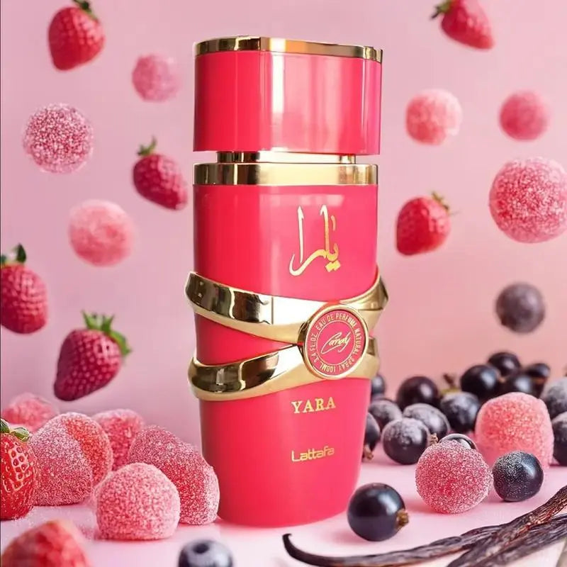 Lattafa Yara Candy - Vanilla, Fruity, Citrus, Floral - Eau de Parfum Long-Lasting Fragrance for Women, 3.40 Ounce / 100 ml Chic Le'Meek