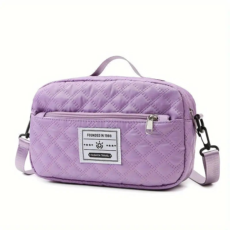 Large Capacity Travel Duffel Bag in Oxford Fabric, Portable Sports Gym Storage Bag, Weekend Overnight Bag for Women Chic Le'Meek