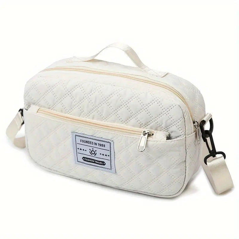 Large Capacity Travel Duffel Bag in Oxford Fabric, Portable Sports Gym Storage Bag, Weekend Overnight Bag for Women Chic Le'Meek