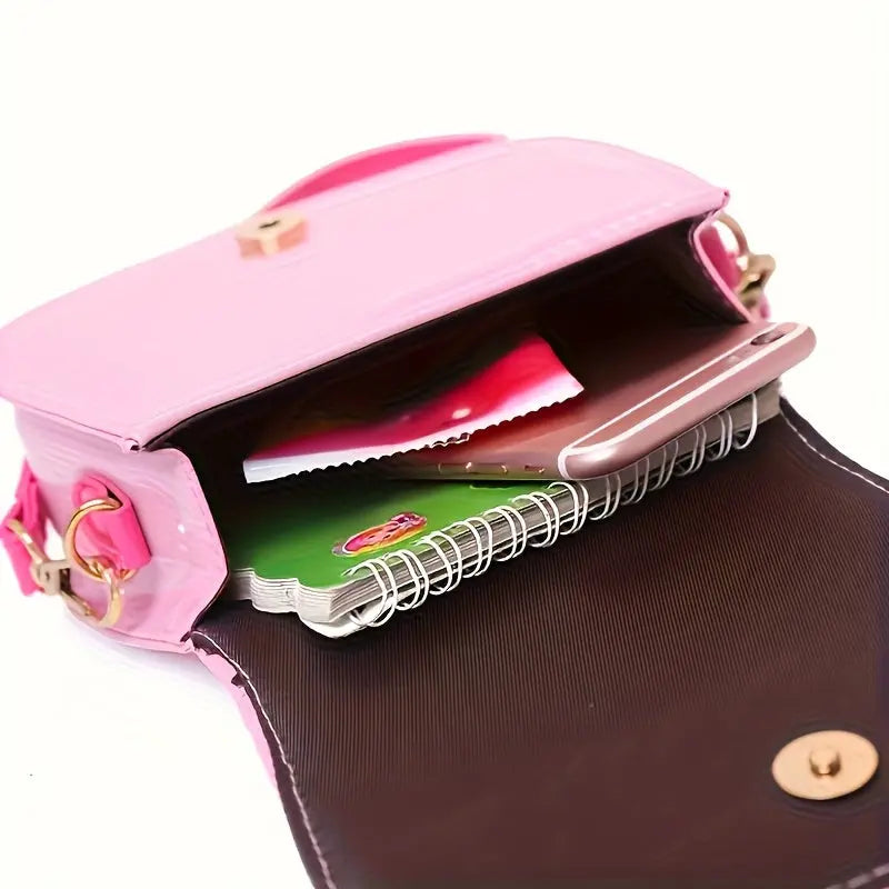 Sanrio for hello kitty Crossbody Bag - Adjustable Strap, Lightweight Synthetic, Multi-Color Options for Daily Commute, Parties & Weddings, Durable Polyester Lining, Snap Closure Purse Chic Le'Meek