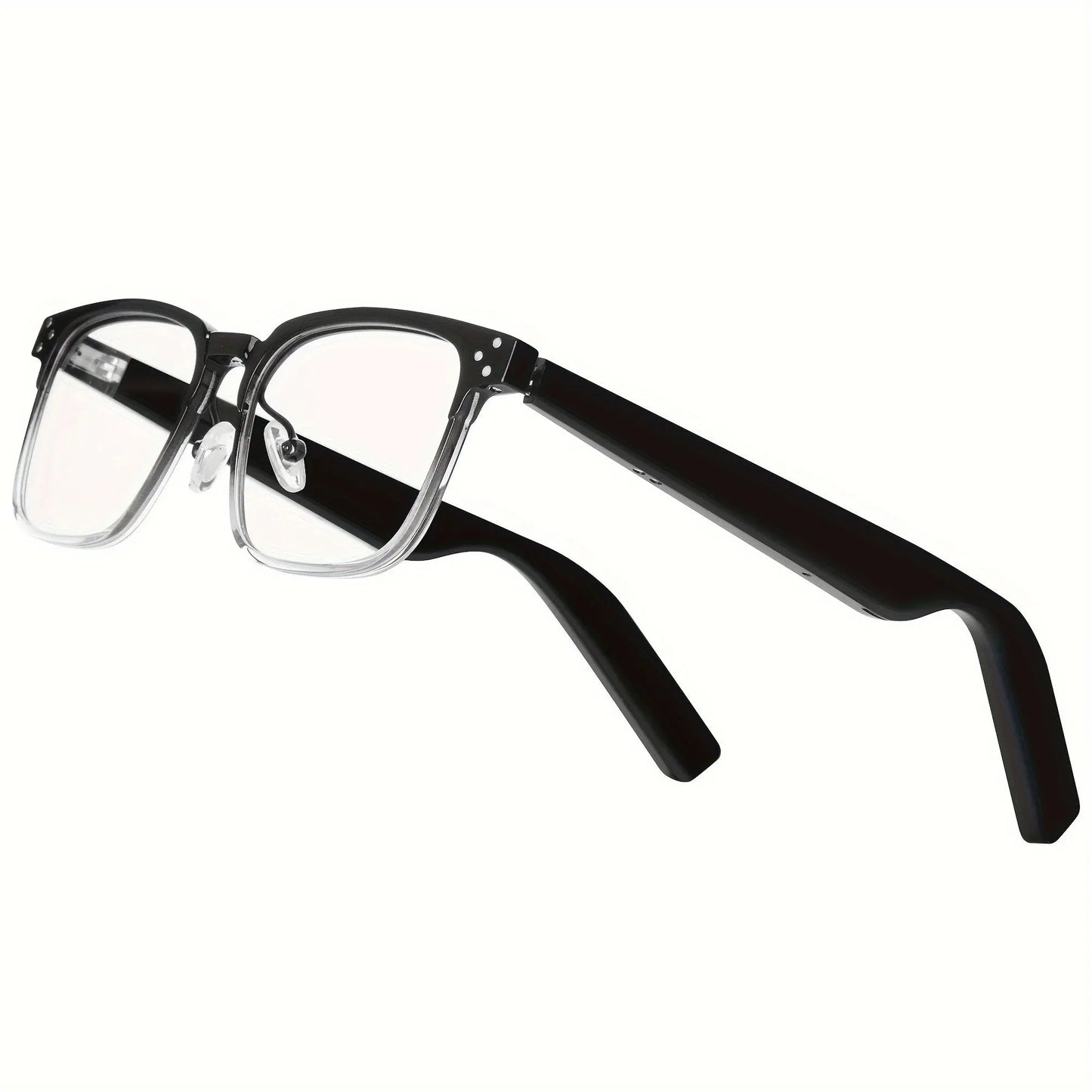 New Kx31 High-Definition Smart Glasses with Microphone - Enjoy Crystal-Clear Calls, Hi-Fi Music, and Intuitive Sliding Touch Operation for Daily Wear and Office Eye Protection Temu