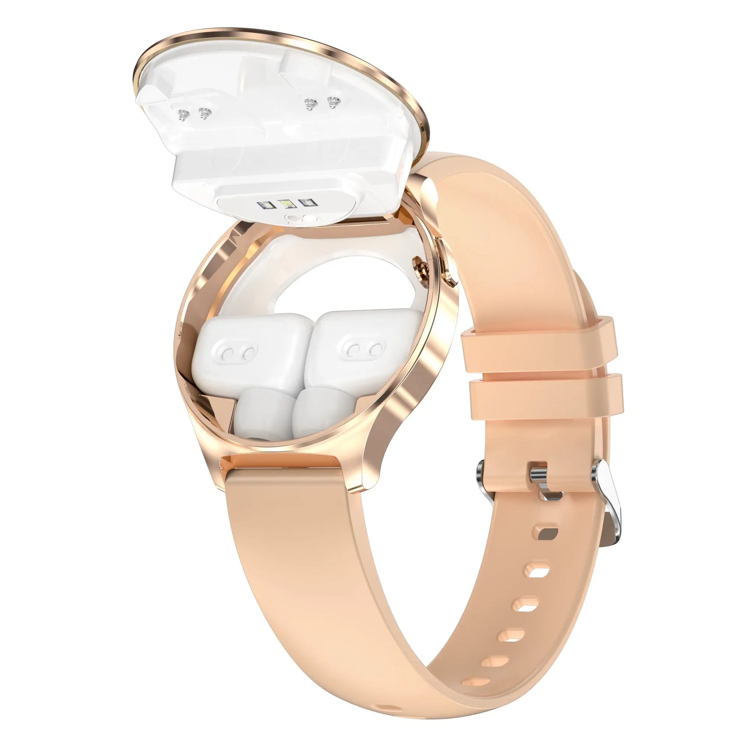 Fashion 2-in-1 Smartwatch Sports watch with headphones Elegant Women's Men's Waterproof Watch with earbuds Simple Yet Sophisticated Dial for Business & Social Events Temu