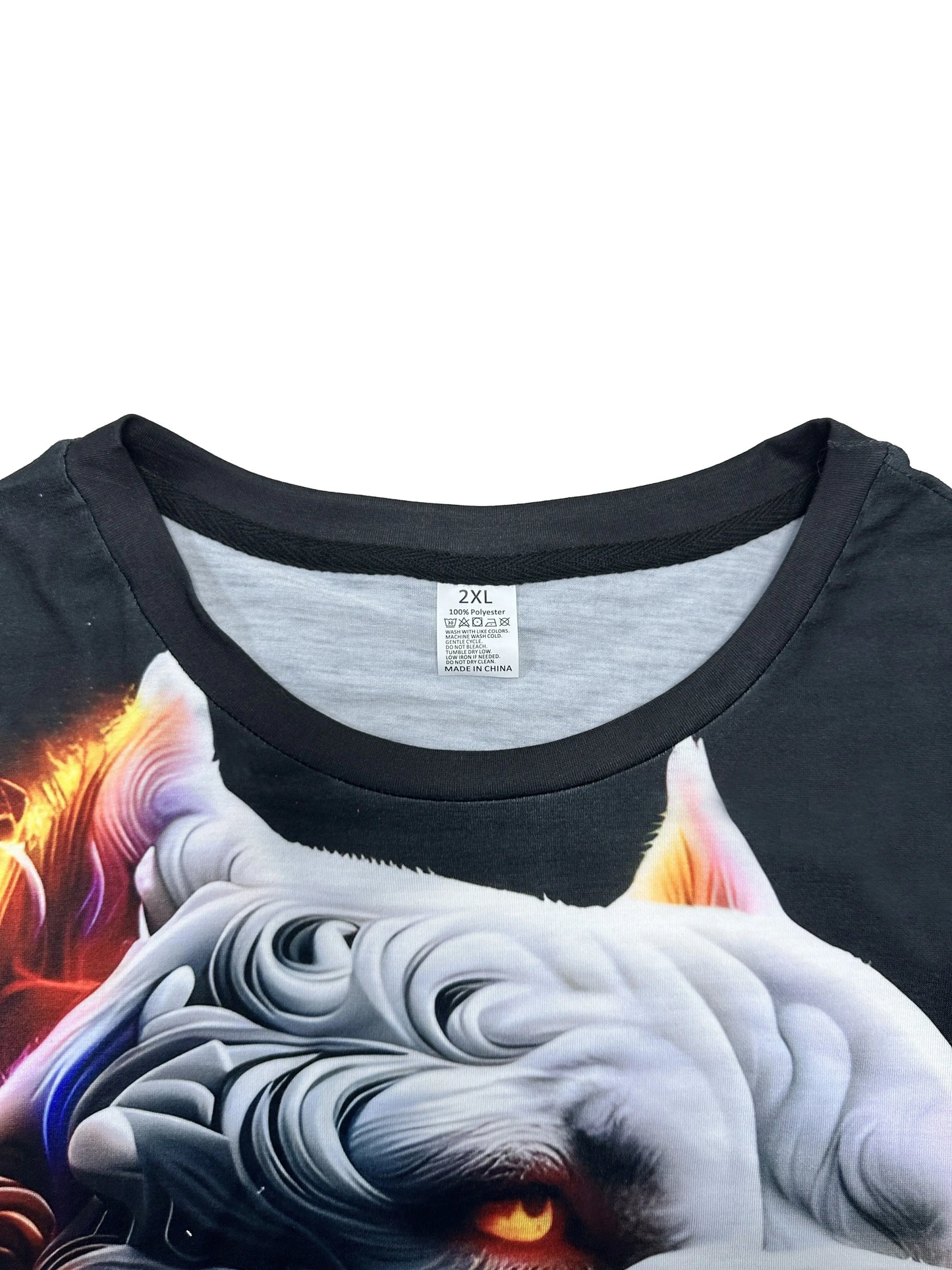 Plus Size Mens 3D Pug Graphic Tee - Fashionable Streetwear Design - Comfortable Short Sleeves for Trendsetters Temu