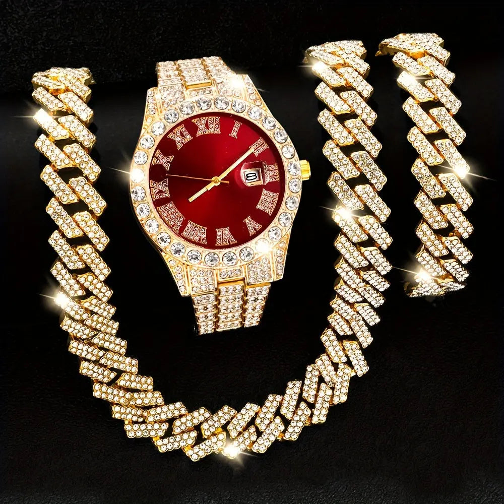 2pcs/set gorgeous luxury women's watch and bracelet set - precision quartz watch Temu