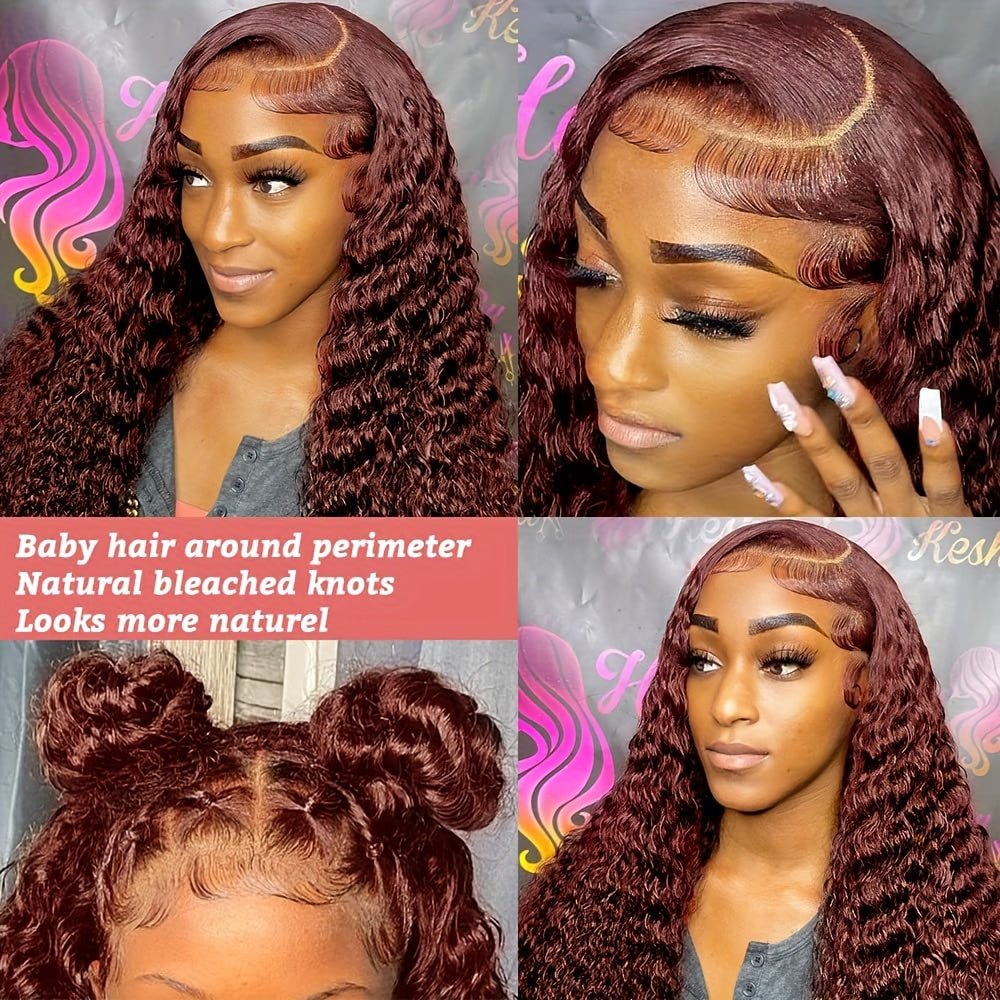 Lace Front Wigs Human Hair 200% Density Glueless Wigs Human Hair Brazilian Virgin Human Hair 13x4 HD Lace Frontal Wigs For Women Pre Plucked Tiny Knots Baby Hair