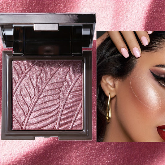 Radiant Glow, Lasting Luminance: Waterproof Blush in Purple-Red, Medium Coverage for All Skin Types - Ideal Valentine's Gift