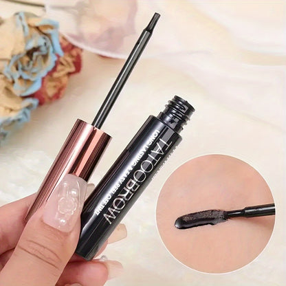 3pcs Semi-Permanent Eyebrow Gel Set - Long-Lasting, Waterproof, Sweatproof, and Smudge-Free Black Brown Tattoo Eyebrow Dye Cream for Flawless, Natural-Looking Brows on All Skin Types