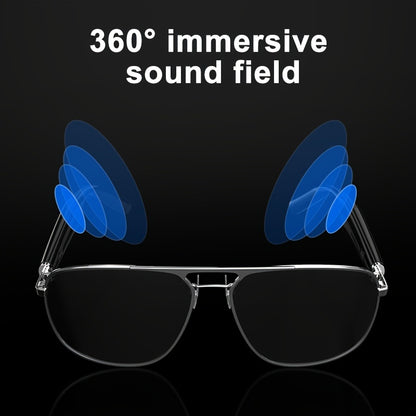 Smart Audio Sunglasses BT 5.0 Open Headphones for Driving, High Performance Touch and Voice Control