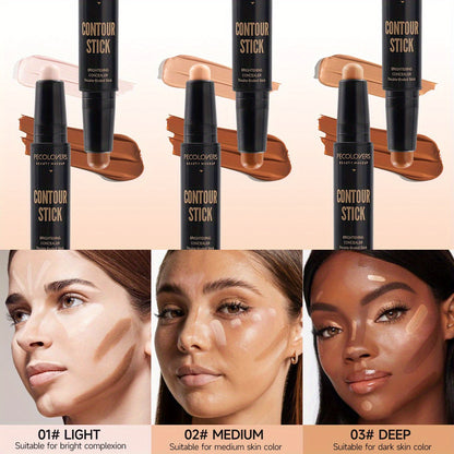 Contouring Stick With Double-headed Dual-purpose Concealer Highlighter For Three-dimensional Nose Bridge Shadow V Face High Nose Bridge Face Makeup