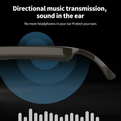 Smart Sunglasses: Equipped With Wireless 5.0 Audio Function, Voice Call, Music Playback And Voice Assistant Activation Function - Suitable For Smart Glasses On Sunny Beach Days