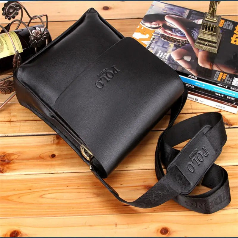 Luxury Vintage Man Bag Waterproof PU Leather Business Style Men's