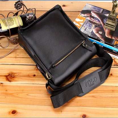 Luxury Vintage Man Bag Waterproof PU Leather Business Style Men's