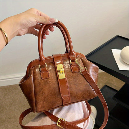 2023 New Women's Bag Exquisite Crossbody Light Luxury Handbag Texture Stone Pattern Large Capacity Good-looking Shoulder Bag