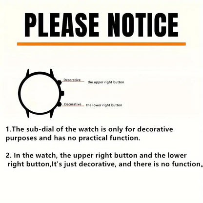 3pcs/ set, Men's Watch, Casual Mens Fashion Stainless Steel Quartz Watch & Bracelet & Necklace, Gifts for Men Chic Le'Meek
