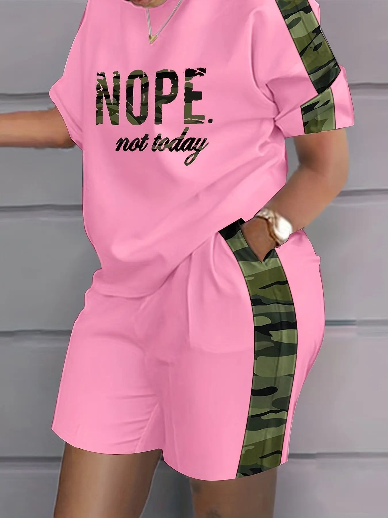 [Soft Plus Size Set] Two-piece Plus Size Clothing Set, Soft And Comfortable, Women's, Loose And Versatile, Natural Modeling, Can Be Matched with A Variety Of Sets, Show Your Unique Casual Fashion Chic Le'Meek