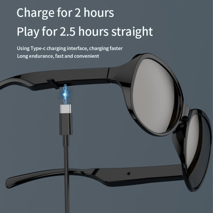 Upgraded smart wireless V5.3 glasses, multifunctional glasses, wireless calls, music playback, outdoor sports, Tws headphones, rechargeableHDlFl sound quality, HD lenses, black technology, unisex, touch, long battery