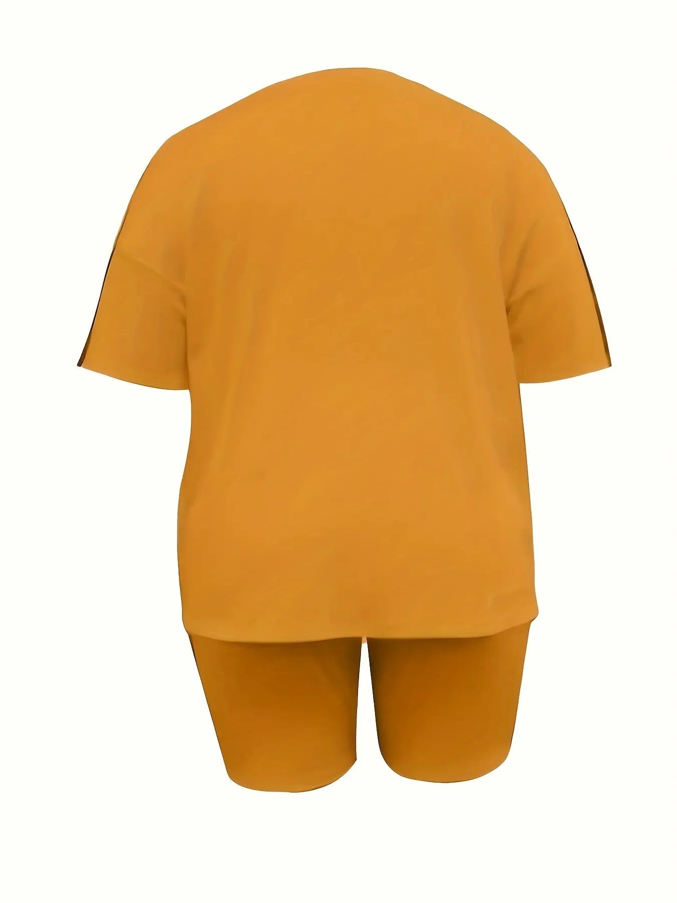 [Soft Plus Size Set] Two-piece Plus Size Clothing Set, Soft And Comfortable, Women's, Loose And Versatile, Natural Modeling, Can Be Matched with A Variety Of Sets, Show Your Unique Casual Fashion Chic Le'Meek