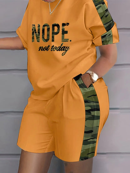 [Soft Plus Size Set] Two-piece Plus Size Clothing Set, Soft And Comfortable, Women's, Loose And Versatile, Natural Modeling, Can Be Matched with A Variety Of Sets, Show Your Unique Casual Fashion Chic Le'Meek