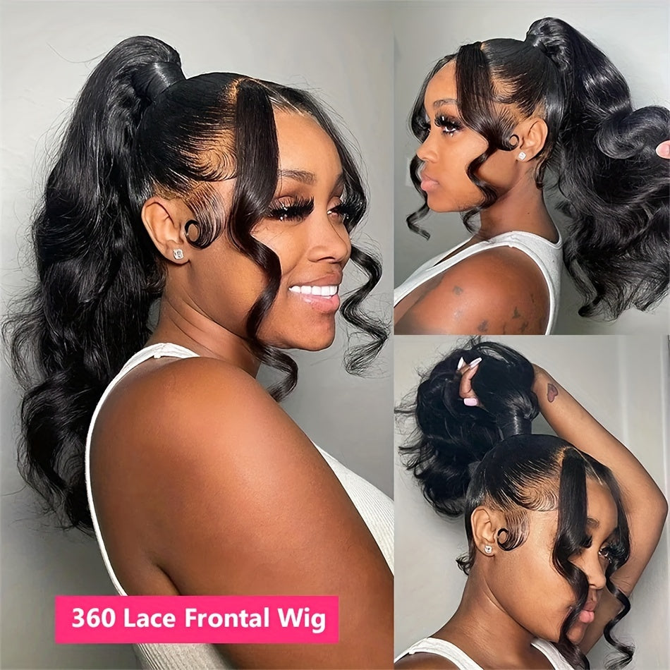 Body Wave Lace Front Human Hair Wig 360 Hd Lace Frontal Wig Loose Wave Brazilian Wigs