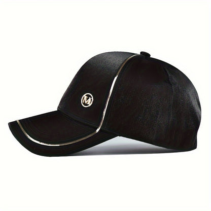 2Pcs/Set Satin Peak Dad Baseball Cap - Adjustable, Breathable, Unisex Design for Women & Men - Buy One, Get One Free, Perfect for Outdoor Activities