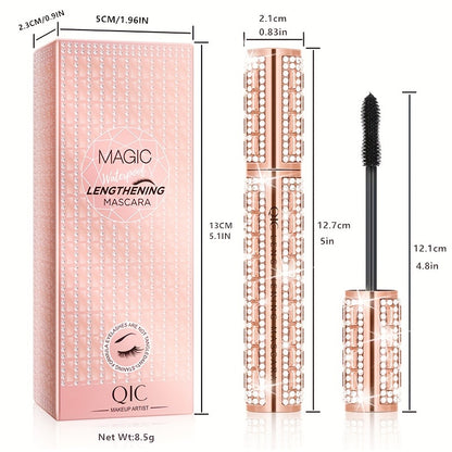 Super Long Curl Waterproof Luxury Mascara - Defines, Lengthens, and Dramatically Thickens Lashes for Up to All Day Wear