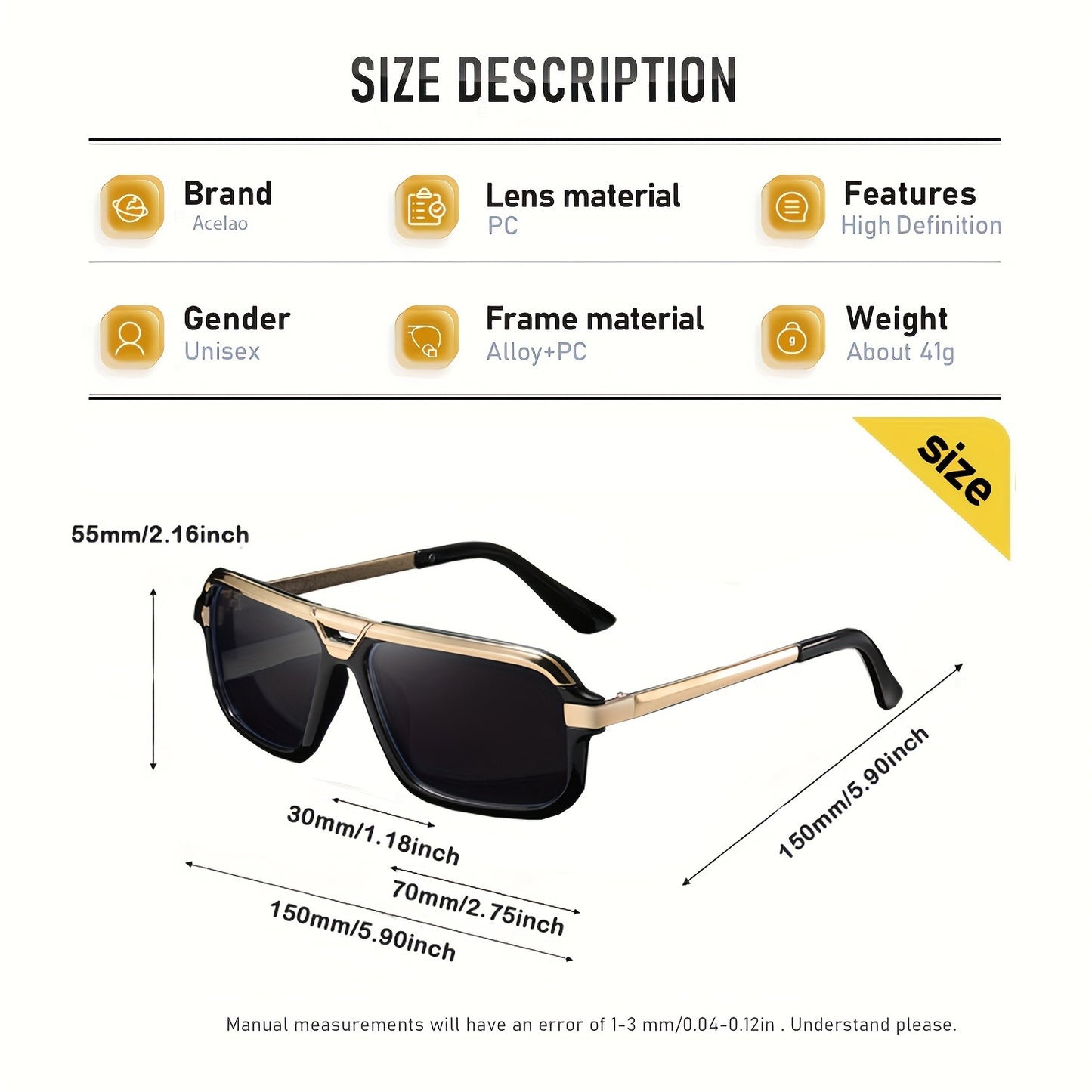 1pc Men's New Fashion Fishing Outdoor Cycling Sunglasses, Unisex Dustproof Metal Steam Punk Retro Party Casual Sunglasses, With Glasses Case