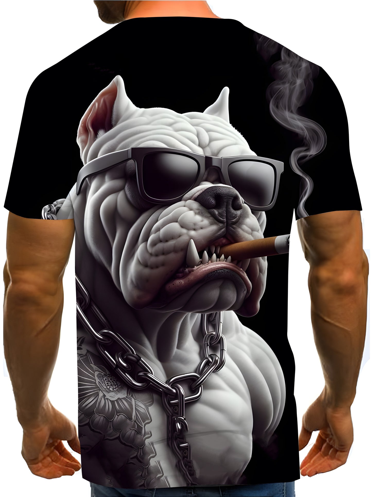 - Comfortable Crew Neck, Medium Stretch Polyester, Novelty Short Sleeve Tees for Summer - Casual, Fun, and Creative Animal Patterned Apparel