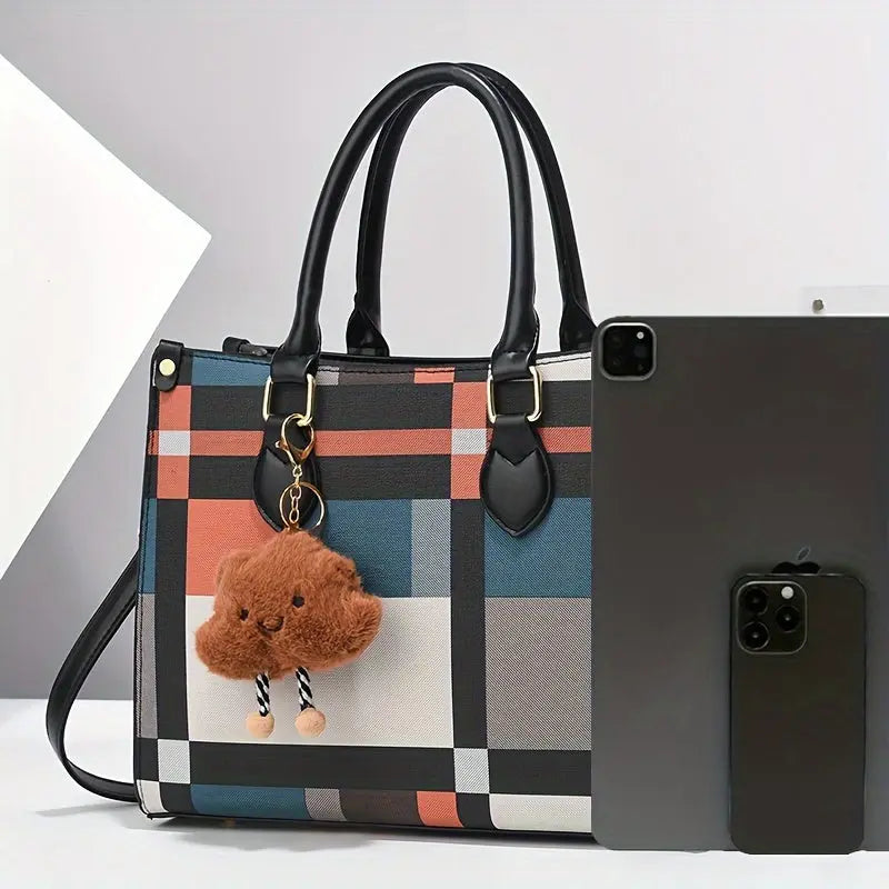 [Luxury Handbag] Trendy Large Tote, High-End Luxury Shoulder Bag, Stylish Handbag | For Family, Mom on Mother's Day, Easter Chic Le'Meek