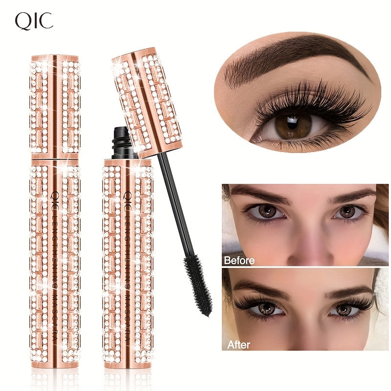 Super Long Curl Waterproof Luxury Mascara - Defines, Lengthens, and Dramatically Thickens Lashes for Up to All Day Wear