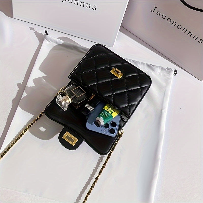 Black Mini Small Exquisite Small Bag Small Ball Chain Bag Female Crossbody Bag For Daily Use