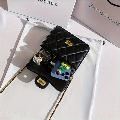 Black Mini Small Exquisite Small Bag Small Ball Chain Bag Female Crossbody Bag For Daily Use