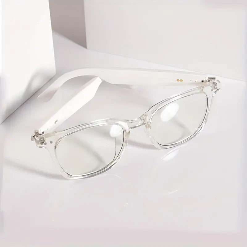 [New Smart Glasses] Smart Glasses: New Photo-taking Outdoor Sports | Music And Calls, Lightweight, Remote Control Photography, Built-in Microphone And Speaker, Noise Reduction, Touch And AI Voice Assistant, Compatible With IP Chic Le'Meek